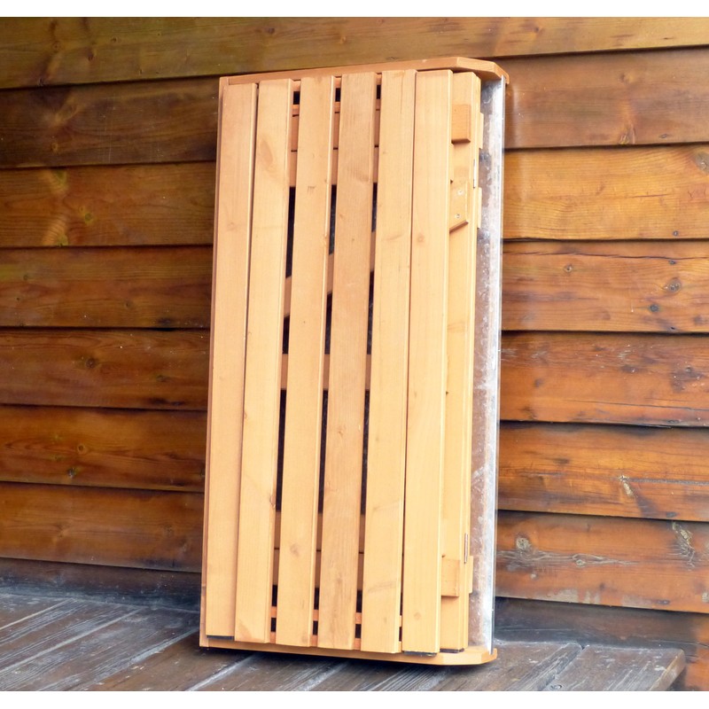 Merry Garden Folding Utility Table & Potting Bench, Natural Stained