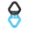 30kN 360° Climbing Swivel, Aluminum Magnesium Rope Rotator Connector for