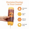 Brenium No‑Drip Honey Dispenser Bottle FIFO – 18 oz BPA-Free