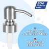 Stainless Steel Liquid Soap Dispenser Pump Replacement 'Zagreb' with 28mm