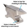 RTLR Metal forging anvil, hornamboss in compact size, made of