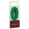 Papyrus Number 0 Birthday Candle, Green Stripes (1-Count)