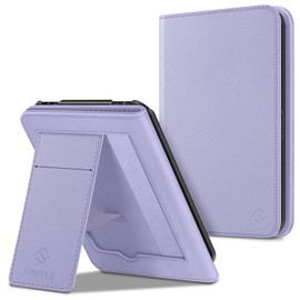 Fintie Case for Tolino Vision 4 HD/Vision 3 HD/Vision 2 / Vision 1 / Shine 2 HD eReader, Kickstand Protective Case with Card Slot, Hand Strap and Auto Sleep/Wake Function, Pastel Purple