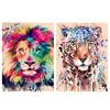 milaosk Pack of 2 5D Diamond Painting for Adults and