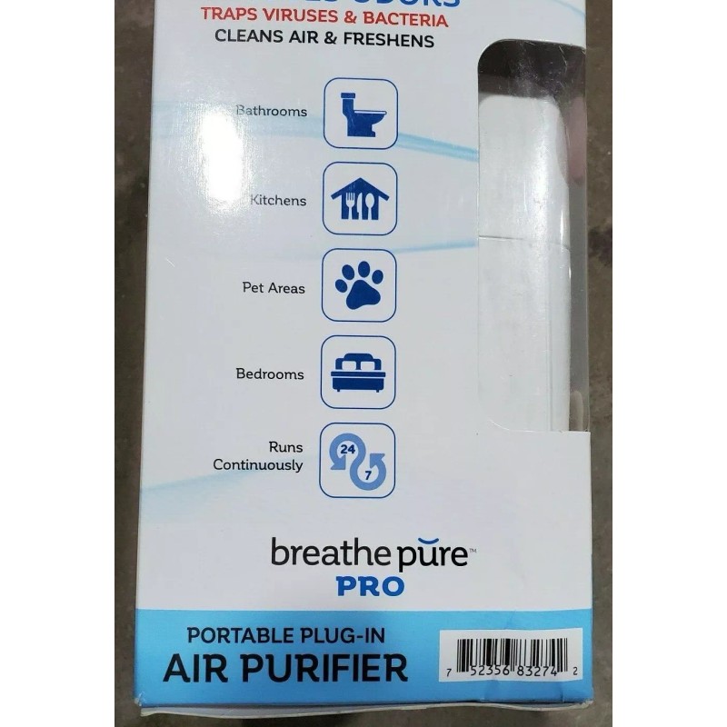 Breath Pro Pure Portable Plug in Air Filter A003947R2