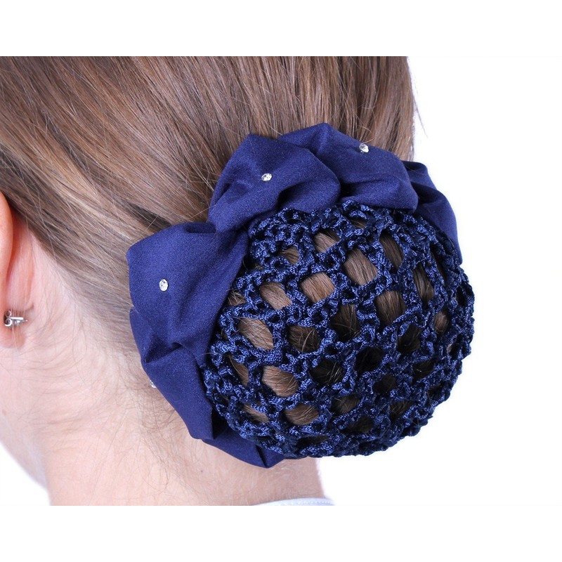 Flower Hair Bow | Pretty Knot Band | Fine Mesh