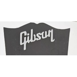 lot #5 1  Silver   STAR Decal  Headstock Gibson Logo,  Die-Cut Vinyl Decal,  STAR