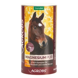 Agrobs Agrobs Magnesium Pur | 800 g | Erg?nzungsfutter f1r Pferde und Ponys | 3 Verschiedene Magnesiumquellen in einem Produkt | Getreide- und melassefrei, ohne den Einsatz von Luzerne