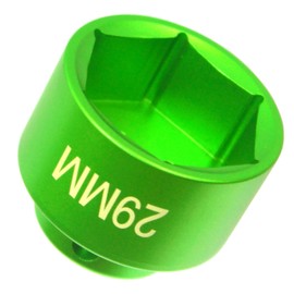 Felisbieti 29mm oil filter socket wrench, 1-1/8 Inch-Aluminum low profile 6-point 3/8" Drive,for Dodge Cummins Housing Canister Cap,for also other 29mm fuel filter/oil filter Cap Removal Tool