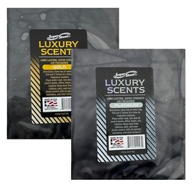 Super Sheet Under the Seat Car Air Fresheners: The Best Car Air Freshener and Odor Eliminators - Long Lasting Car Fresheners (Large Platinum + Large Gold, 2 Packs Combo Kit)