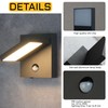 Lustrlach Outdoor Motion Sensor Wall Light LED Exterior Lighting Fixture