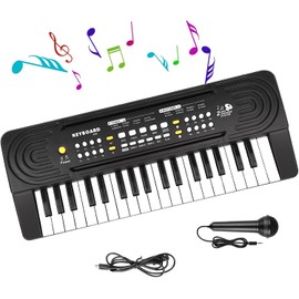 37 Key Upgrade Keyboard Piano for Kids Music Toy Piano Keyboard for Beginners Electronic Piano Toys for 3 4 5 6 Year Old Boys Girls Gifts Ages 3-5