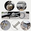 8-20Pack Multisize Flat Head Adjustable Clevis Pin,with Multi-Hole Cylindrical Pin