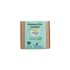 Fresh Shampoo Sampler - 4 x 15g Travel Size Shampoo Bars - Vegan Friendly - Palm Free - Handmade Made in the UK