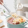 TeamFar Silicone Soup Ladle and Pasta Fork Set, 2 Pcs