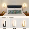Joosenhouse Modern LED Wall Sconce Set of 2, Brass Warm