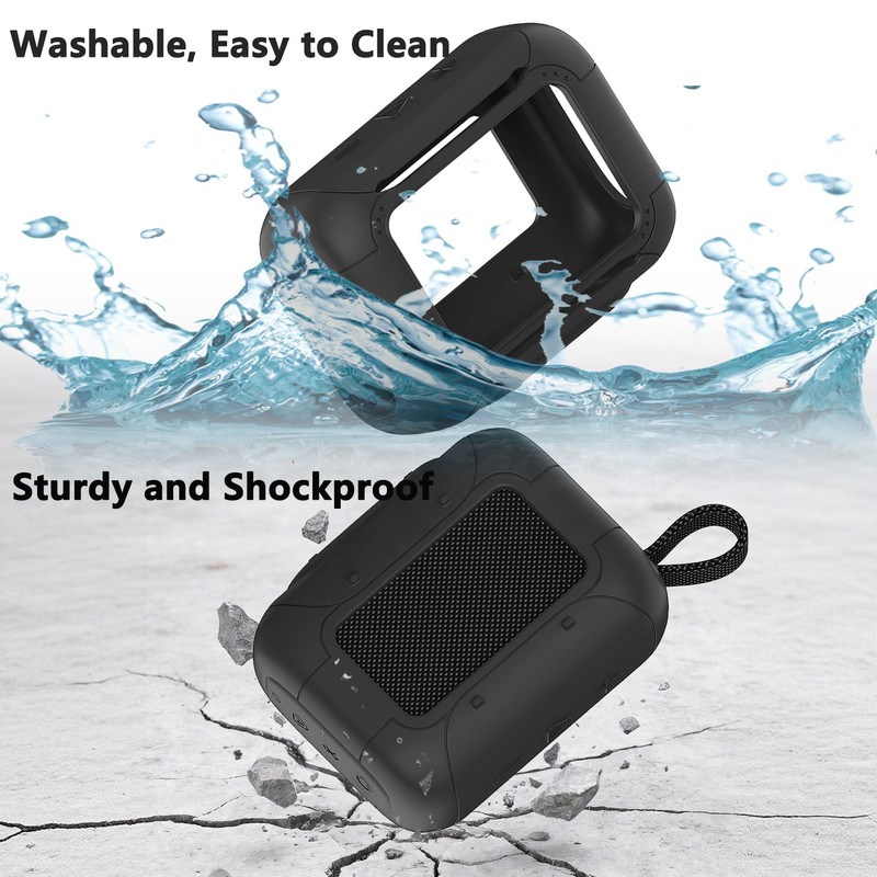 RAWECUD Silicone Cover Case for JBL Go 5 Portable Bluetooth