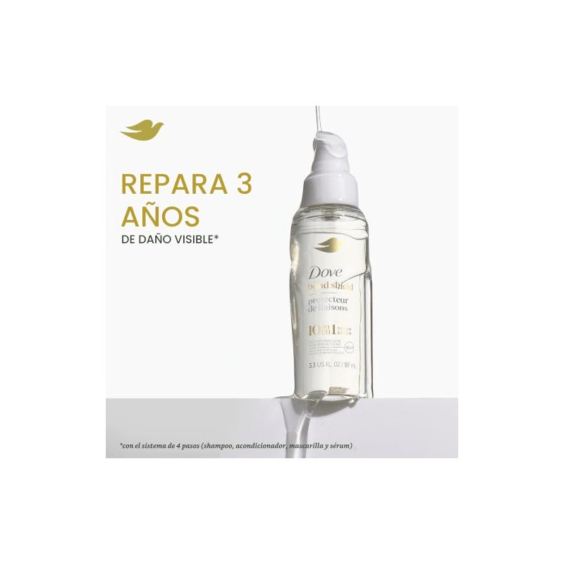 Dove Suero Bond Strength Para Cabello Químicamente Dañado Con Tecnología