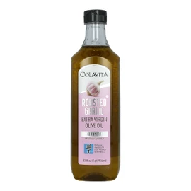 Colavita All Natural Roasted Garlic Extra Virgin Olive Oil 32oz Plastic
