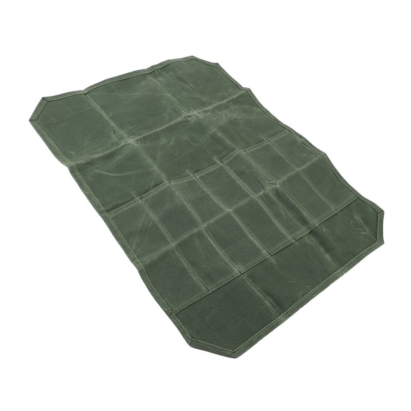 Chef Knife Roll Bag Portable Waterproof Waxed Canvas Knife Carrier