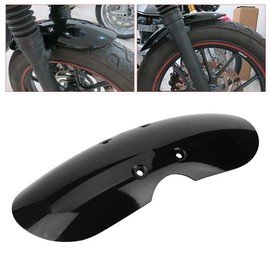 Motorcycle Mudguard Fender Mudguard ABS Short Front Mudguard Cover Guard Fit for Bonneville/T100/Scrambler/Thruxton 2001-2016(Black)