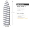 SheeChung 49"x15" Ironing Board Cover and Pad - with Elasticized