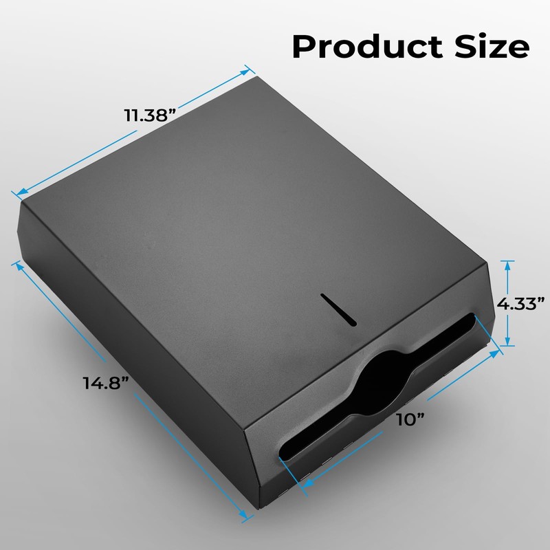 Paper Towel Dispenser Wall Mount - Multifold Trifold Paper Towel
