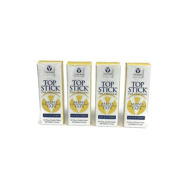 Vapon VAP-SR3/4 Topstick Toupee Tape, Pack of 4
