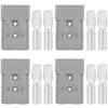 350A Forklift Battery Connector 2/0 AWG Gray 350A 600V Plug,