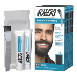 Tinte Just For Men Barba Y Bigote (b-55) Negro 2-pack