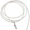Unbespielt Leather Cord White 1 m x 2 mm Can
