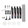 Helicopter Full Replacement Parts Set with 7 Accessories RC Rotor