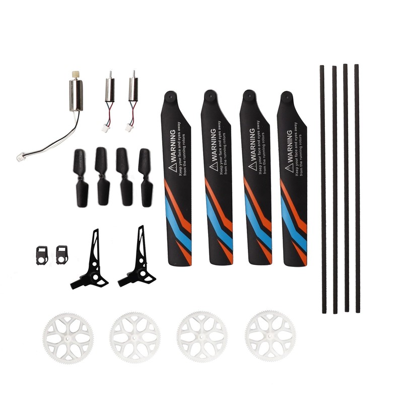 Helicopter Full Replacement Parts Set with 7 Accessories RC Rotor