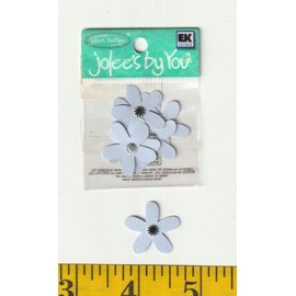 Jolee's Boutique Vintage Jolee's by You BLUE VINCA 3-D non adhesive Paper Flowers FREE SHIP 55780