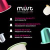 MUST Nespresso Compatible Aluminium Coffee Capsules Lungo Blend X 100