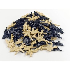 Minifigs Weapon Pack 110Pcs/Set, Compatible with Most Brand Mini People Designed for Minifigs Hands