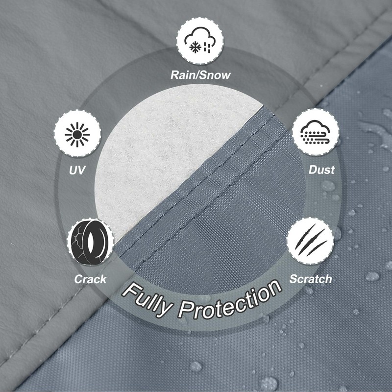 Explore Land Tire Cover with Handle 4P Fit Diameters 29''-31.75'',