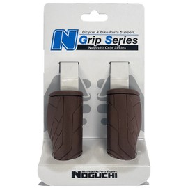 Noguchi Grip [NGS-005] Half 3.7 x Half 3.7 inches (95 mm) x Half 3.7 inches (95 mm) Left and Right Set, Brown