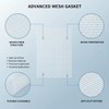 10 Pcs Plastic Mesh Sheets & White Eye Mesh,Multi-Purpose Plastic