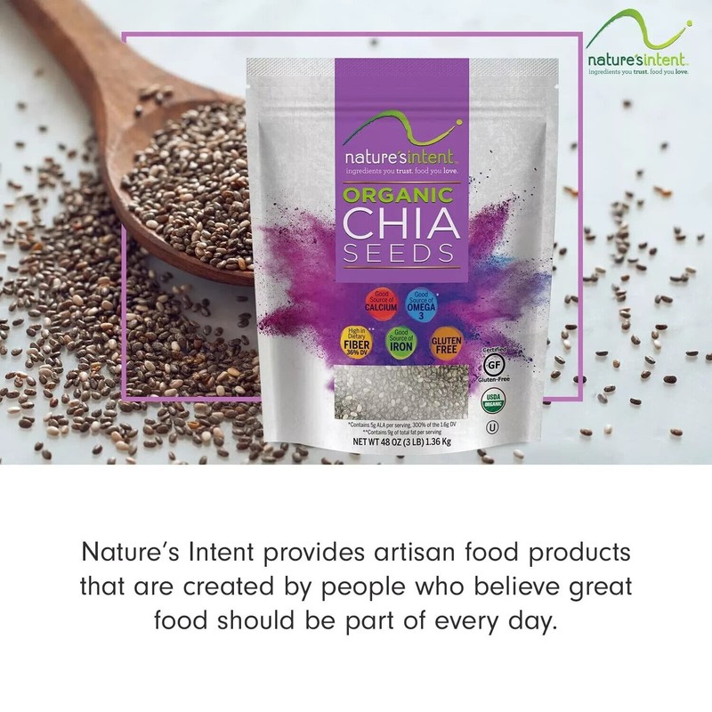 NATURE'S INTENT 2 PACK Nature's Intent Organic Chia Seeds -