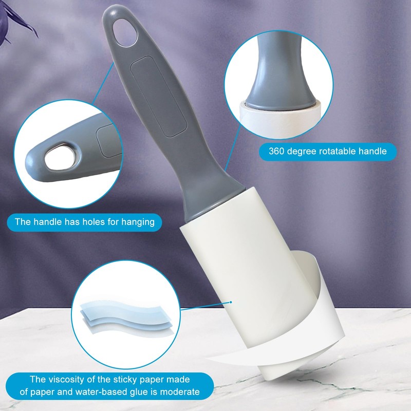 Mofeisor Lint Roller Set, 600 Sheets Sticky Roller for Clothes,