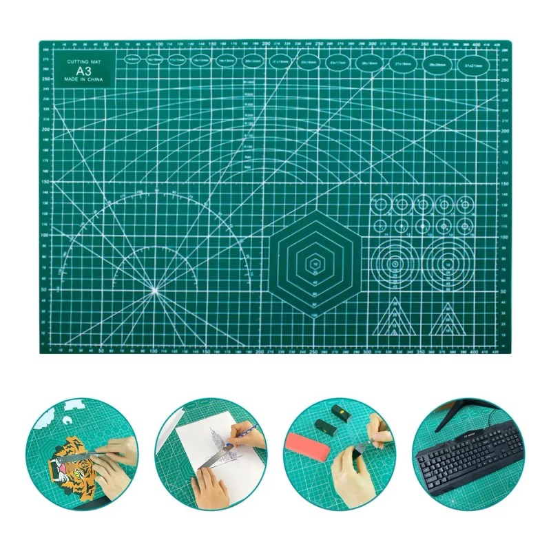 Hapemein Tapete de Corte Autocurativo A3 (30x45 cm) - Doble