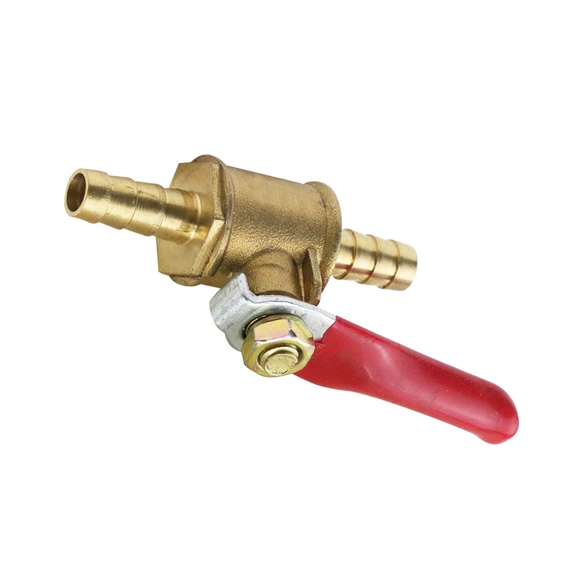 Antrader 4 Pcs Forged Brass Ball Valve Mini Shut Off