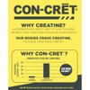 CON-CRET Concentrated Creatine Creatina HCI Pura en polvo formula patentada