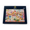 MyPuzzle Corgi Puppies in Party Fever - Premium 200 Piece