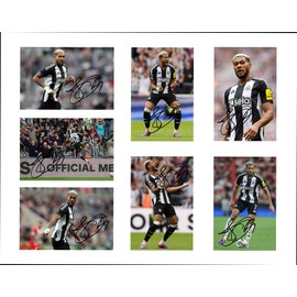 RJR PRINTS Set of 7 Joelinton Newcastle United 6x4 Photos with Pre-Printed Signatures Makes a Great Gift for Any Fan