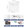 FunStick Peel and Stick Floor Tile White Marble Vinyl Flooring