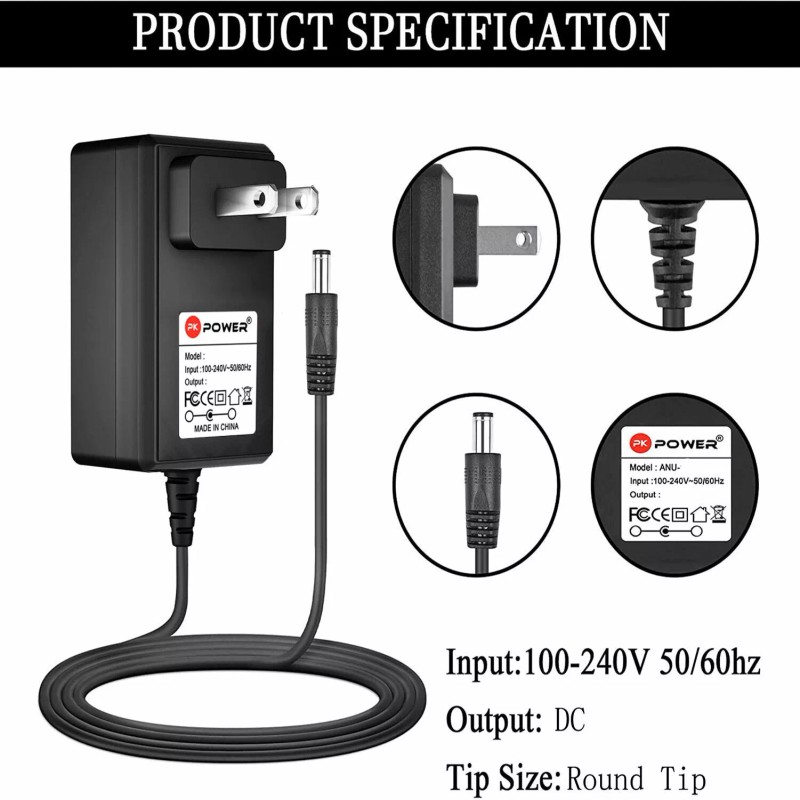 Pkpower 9V 2A AC Adapter for Gemmy Life Size Animated