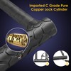 Bike U Lock,20mm Heavy Duty Combination Bicycle D Lock Shackle
