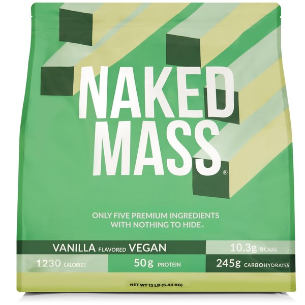Naked Nutrition Naked Mass - Vanilla Vegan Weight Gainer -